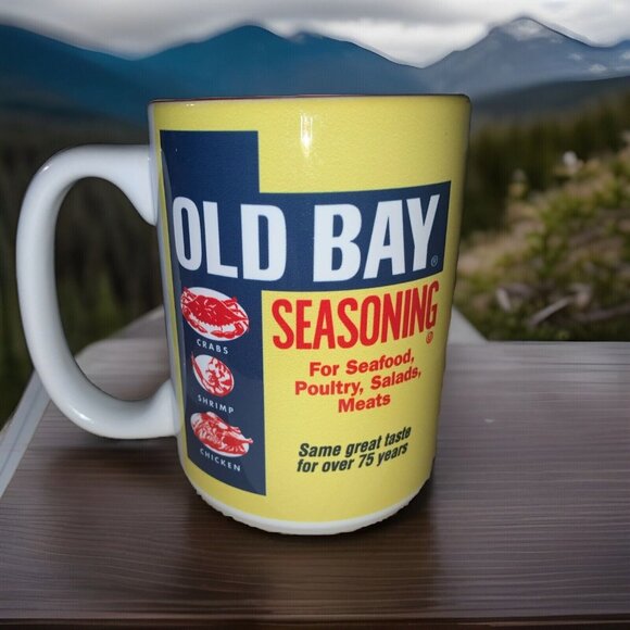 Old Bay Other - Old Bay Coffee Mug Tea Cup Inside Red Collectible READ